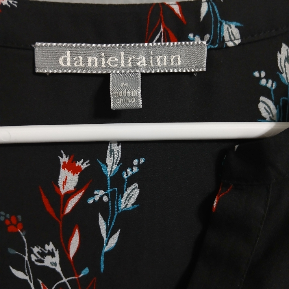 Floral Black Blouse - Picture 11 of 13